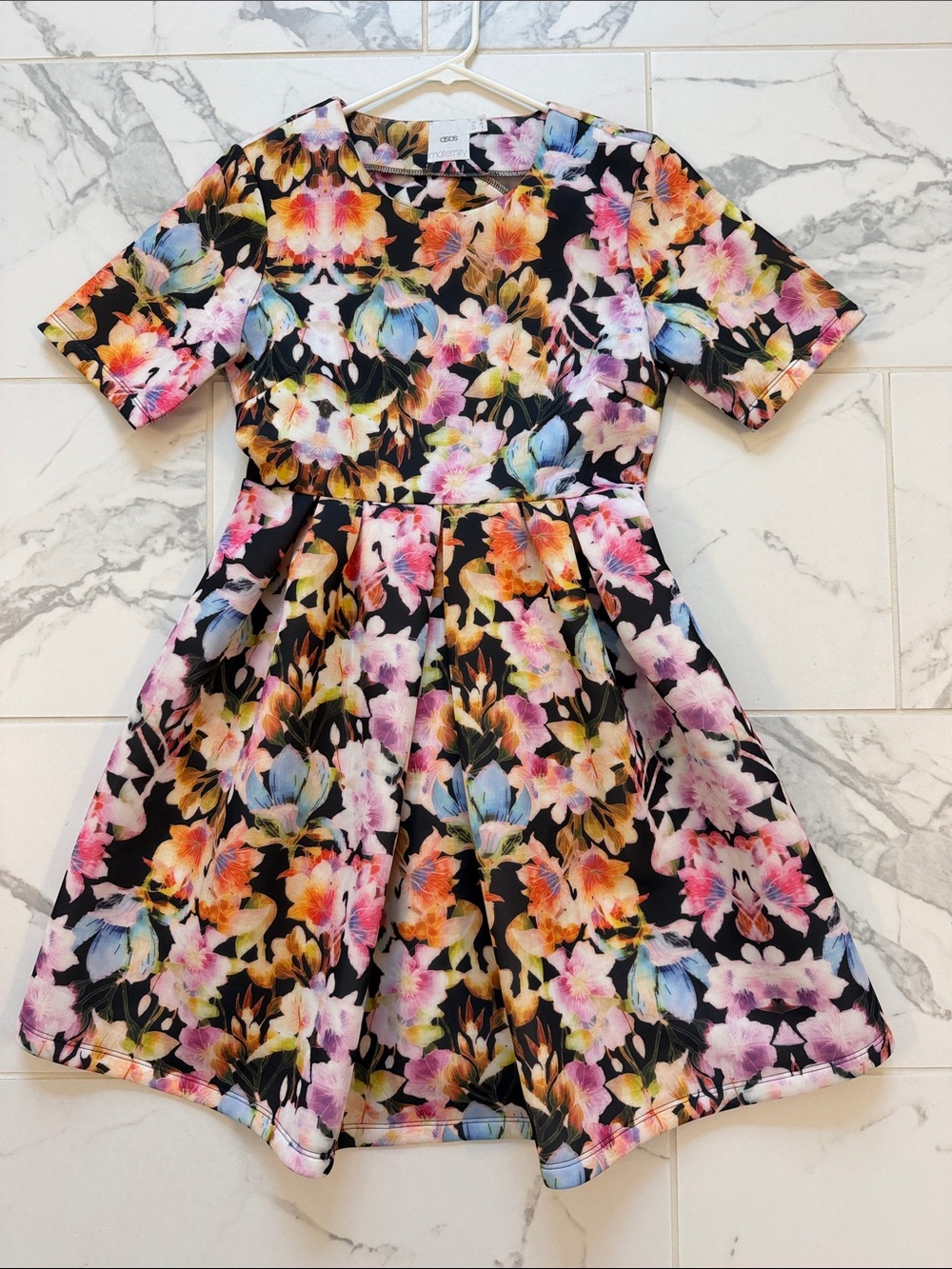 ASOS Maternity Scuba Floral Dress